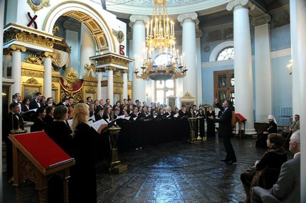 Синодальный хор. Фото с сайта mospat.ru