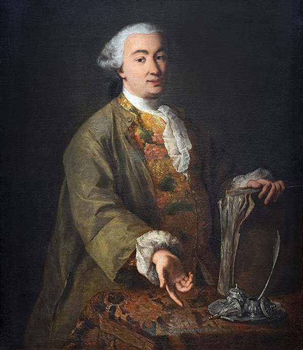 Карло Гольдони. Портрет кисти А. Лонги, 1757 г.