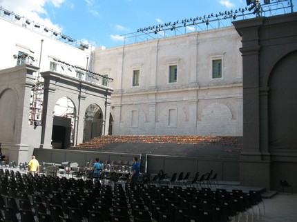 Внутренний двор и сцена Palazzo Ducale. Фото Игоря Корябина