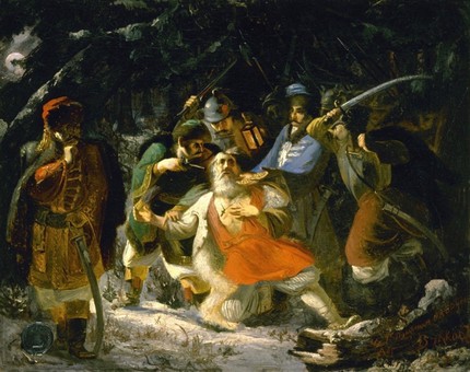 Волков А. М. «Смерть Ивана Сусанина». 1855